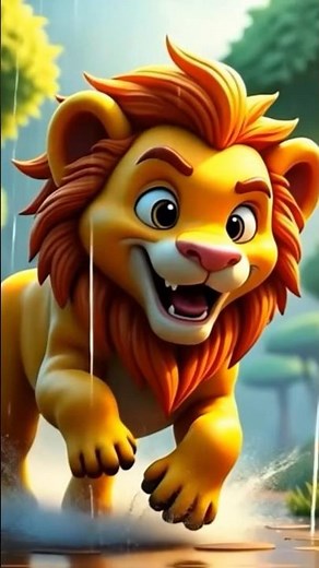 Lion : The King of Jungle , 3D Cartoons, Animated Cartoons, Animations, Baby World