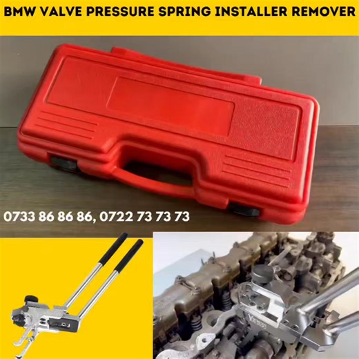 Auto Diagnostics Kenya on Instagram: "BMW Engine Valve Pressure Spring Installer Remover ⚙️The Valve Pressure Spring Compressor is a specialized tool that has been specifically designed to facilitate the removal and installation of the pressure spring on the intermediate lever of BMW engines ⚙️This valve pressure spring tool for BMW N13, N20, N26, N51, N52, N53, N54, N55, ⚙️Works for valvetronic springs, install and disassembling the cylinder head on engine ⚙️The valvetronic spring tool goes thr