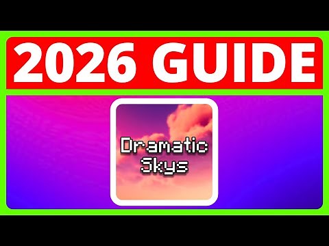How To Download And Install Dramatic Skys For Minecraft Java In 2026 | Minecraft Sky Resource Pack