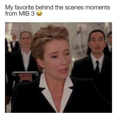 Emma Thompson BREAKS During HILARIOUS Alien Scream From Men In Black!