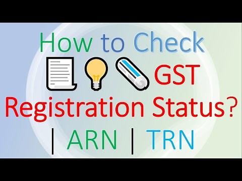 How to Check GST Registration Status? | ARN | TRN