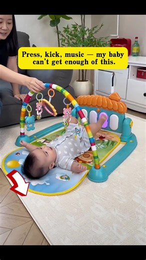The perfect newborn gift that keeps babies entertained and learning — this 3-in-1 baby play gym mat combines music, lights, piano fun and soft crawling comfort to support sensory development, tummy time and early movement from day one #newborngift #babyactivitymat #babytoys #earlylearning #babygiftideas baby play gym, newborn play mat, baby activity gym, baby piano mat, musical baby mat, tummy time mat, crawling play mat, infant activity center, baby sensory toys, newborn development toys, baby 
