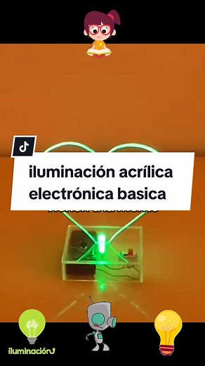 Proyecto de iluminación con electrónica básica para niños creativos