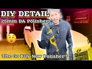 MADNESS! DIY Detail DA Polisher Review | First ever 25mm DA