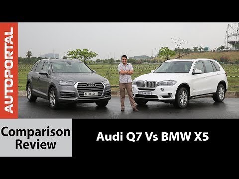 BMW X5 vs Audi Q7 Test Drive Comparison Review - Autoportal