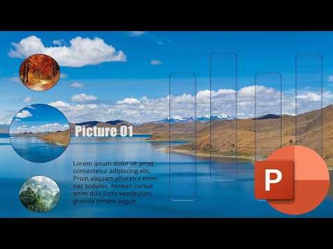 How to Create Power Point Presentation Template tutorial for pictures present template 364