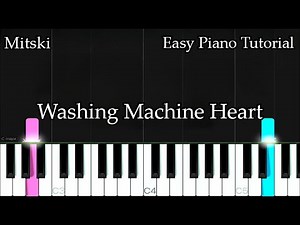 Washing Machine Heart - Mitski | EASY Piano Tutorial