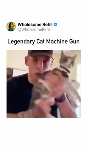 Legendary Cat Machine Gun