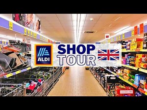 ALDI Food Market Tour | Grocery Haul in London 🇬🇧| British Food Shopping