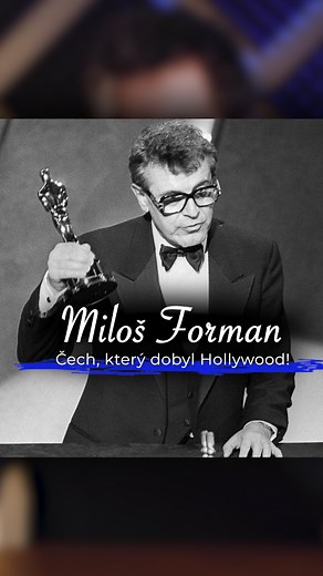 Dva Oscary, filmy, které změnily kinematografii, a život plný odvahy i talentu. 🎥 Miloš Forman a cesta z Čáslavi až do Hollywoodu. ‼️ Pro více zajímavostí mě sledujte! | Filip Karmazín