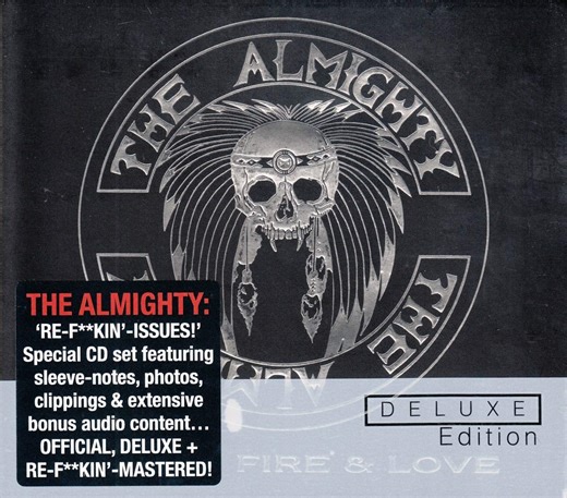The Almighty - Blood, Fire & Love / Soul Destruction Re-Issues - Ever Metal