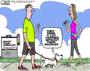 7 cartoons about the CDC's surprising mask mandate reversal