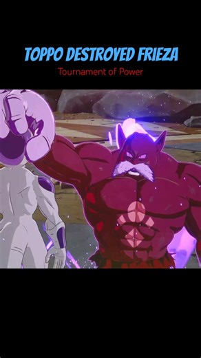 Toppo vs Frieza Fight #dragonballsparkingzero