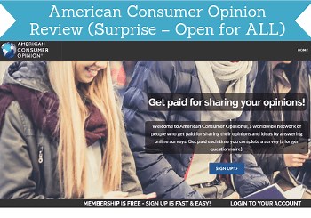 American Consumer Opinion Review (Surprise – Open for ALL)