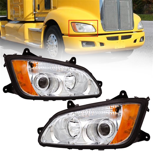 Watch Headlights Assembly Fit for Kenworth T660 T600 T370 T270 on Amazon Live