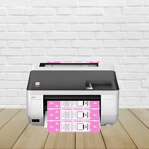 Mini Cake Tin label Printable, Breast Cancer theme, Editable Canva Template, Mini Loaf Baking Pan label, Mini Cake Packing Labels,