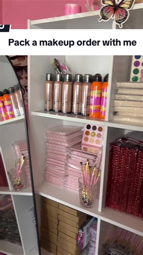 Pack a makeup order with me — step-by-step packing guide