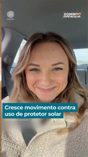 Domingo Espetacular on Instagram: "PROTETOR SOLAR EM DEBATE | Em um país tropical como o Brasil, o uso do protetor solar sempre foi considerado indispensável. Mas um movimento contrário ao produto, impulsionado pelas redes sociais, começa a ganhar força e acende o alerta entre médicos. Com mais de 200 mil novos casos de câncer de pele por ano no país, o #DomingoEspetacular investiga as razões e os riscos por trás dessa tendência. ➡️ A reportagem completa você encontra em: R7.com/canaldomingoespe