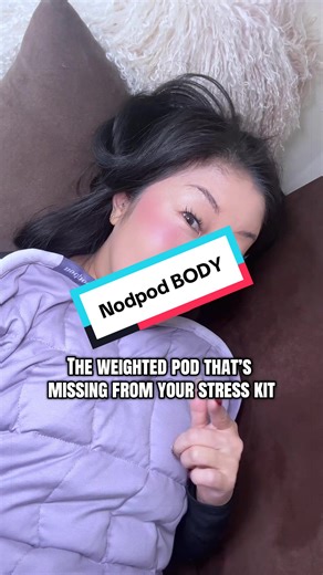The weighted, portable POD that is perfect for soothing anxiety or improving sleep quality! It’s the Nodpod BODY! It’s perfect when you just need a time out! #nodpod #weightedblanket #nostress #selfcare #nodpodspotlightday @Nodpod