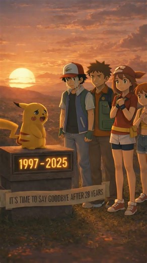 Goodbye ash & pikachu😔 #shorts #pokemon