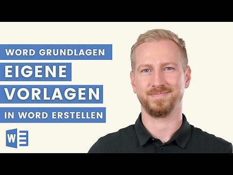 Eigene Vorlagen in Word erstellen | Schritt für Schritt erklärt| Microsoft Word Grundlagen Tutorial
