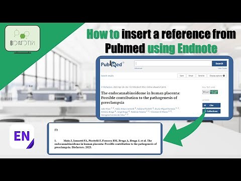 How to insert references from Pubmed on Word manuscript using Endnote #endnote #reference #pubmed