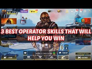 3 Operator Skills That will help you win your GAMES
