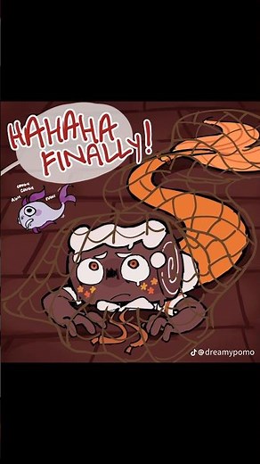 Shrimpo Finally Caught... COSMO?! 🦐🧜 | Dandy's World Comic Dub | #dandysworld #comicdub