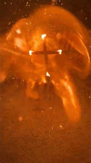 Epic Sparkler Circle Explosion | Fire & Matchstick Art ✨🔥 #shorts