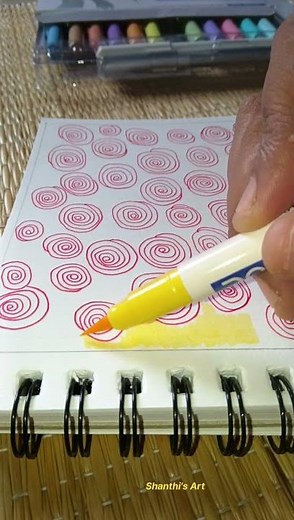 Easy Zen Doodle drawing tutorial for complete beginners #art #drawing #doodle