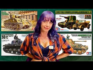 Building and & Painting Historic Scale Model Tanks for Over an Hour