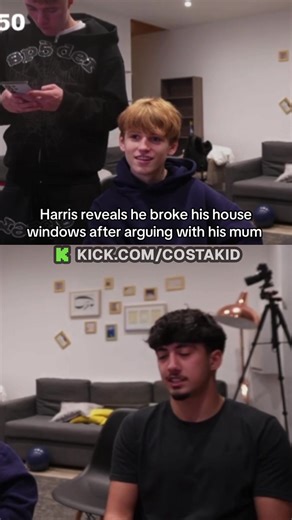 Harris Breaks Windows After Argument with Mum