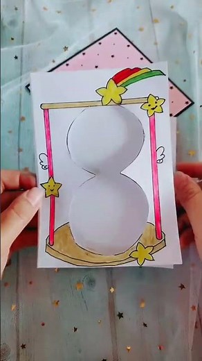 Make an amazing DIY Unicorn Hourglass Shaker Card 🦄✨ | Easy Paper Craft Tutorial