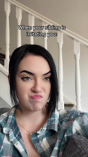 I don’t like your face. #siblings #ladywiththebendyface #comedy #sunbeams☀️