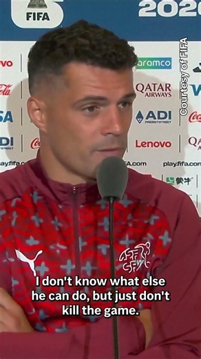 Argentina Vs Switzerland Red Card Row | "A Game Killer": Swiss Captain Xhaka On Red Card