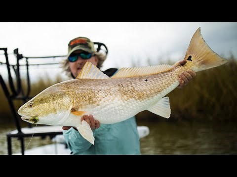 Fly Fishing for Monster Redfish in Louisiana!