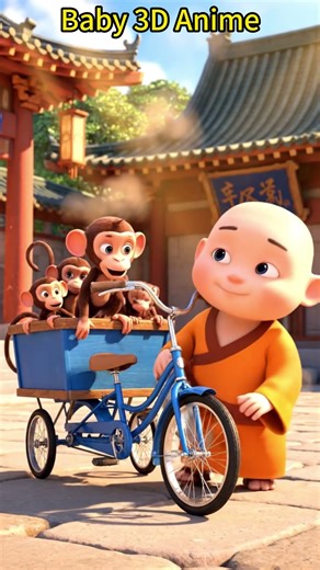 "Unbelievable Adventure: Monk Baby Takes Baby Monkey for a Walk! 🐒✨ | Bab Cartoon Fun!" #cocomelon