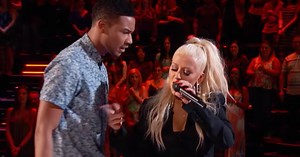 Christina Aguilera Duets with ‘The Voice’ Contestant Joe Maye During Blind Auditions – Watch Now!