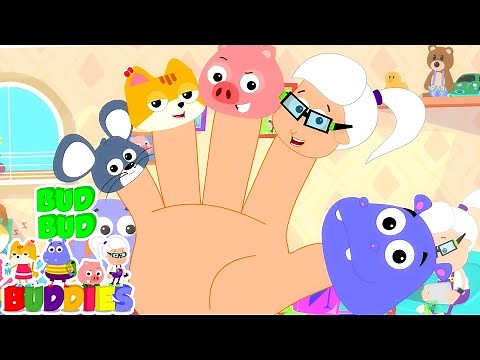 The Finger Family | Nursery Rhymes For Children | Bud Bud Buddies Kids Songs