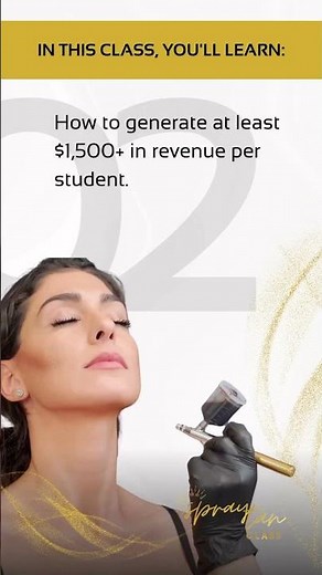 Spray Tan Certification for Beginner's | Level 3 | SprayTanClass.com