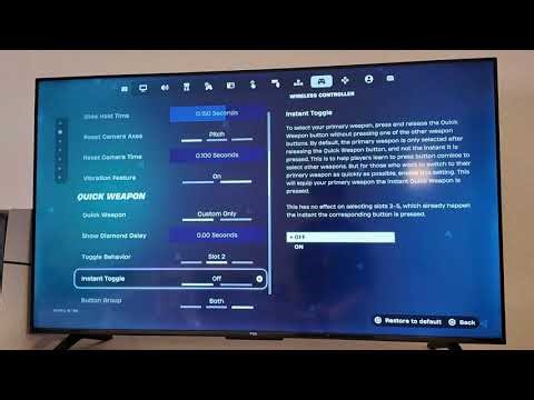 How To Turn ON/OFF Use Advanced Options On Fortnite Controller