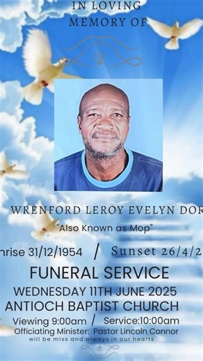 48K views · 214 reactions | ️ In Loving Memory of Wrenford Leroy...