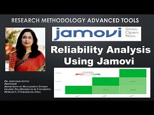 28 Reliability Analysis Using Jamovi (reliability) (jamovi) (Cronbach's alpha)