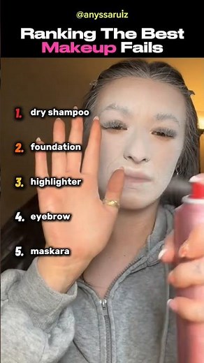 ranking the best makeup fails #tiktokviral #fails