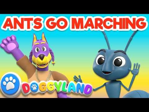 Ants Go Marching (Dance Party Remix) | Doggyland Kids Songs & Nursery Rhymes by Snoop Dogg
