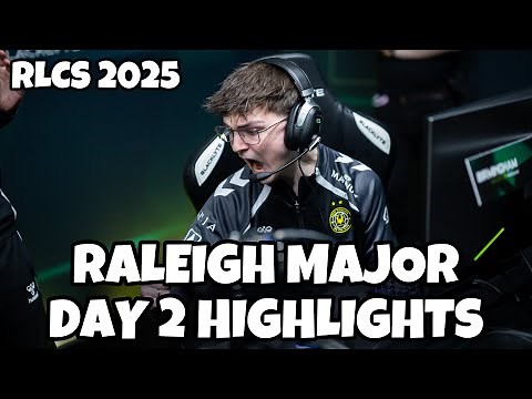WHO'S MAKING TOP 8!? RLCS 2025 RALEIGH MAJOR DAY 2 HIGHLIGHTS! | MAIN STREAM MATCHES