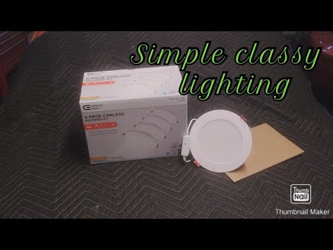 DIY Canless recessed lighting