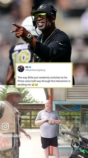 Shilo Sanders Goes Full Coach Prime 🤣