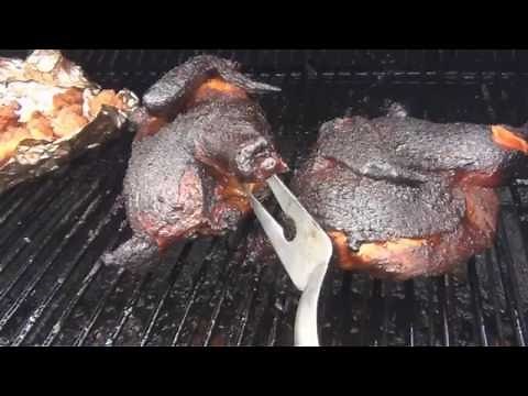 Hardcore Texas BBQ. Mollejas, Sweetbreads, Chicken Smoked