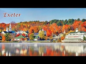 EXETER New Hampshire USA - New England Autumn Foliage